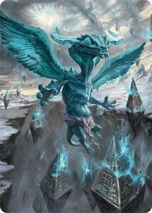 Ugin, Eye of the Storms Art Card (47/54) [Tarkir: Dragonstorm Art Series] | Gear Gaming Bentonville