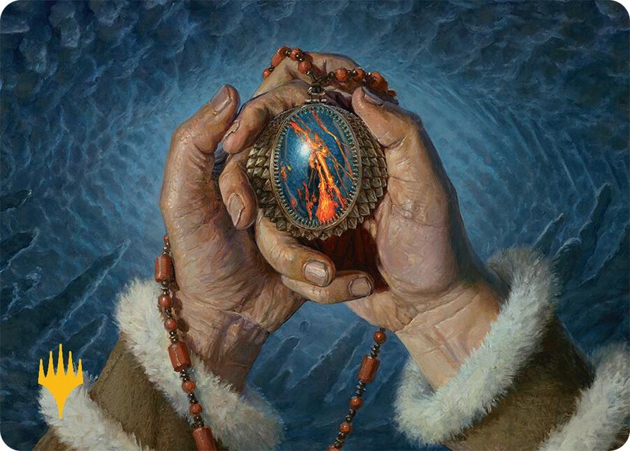 Mox Jasper Art Card (28/54) (Gold-Stamped) [Tarkir: Dragonstorm Art Series] | Gear Gaming Bentonville