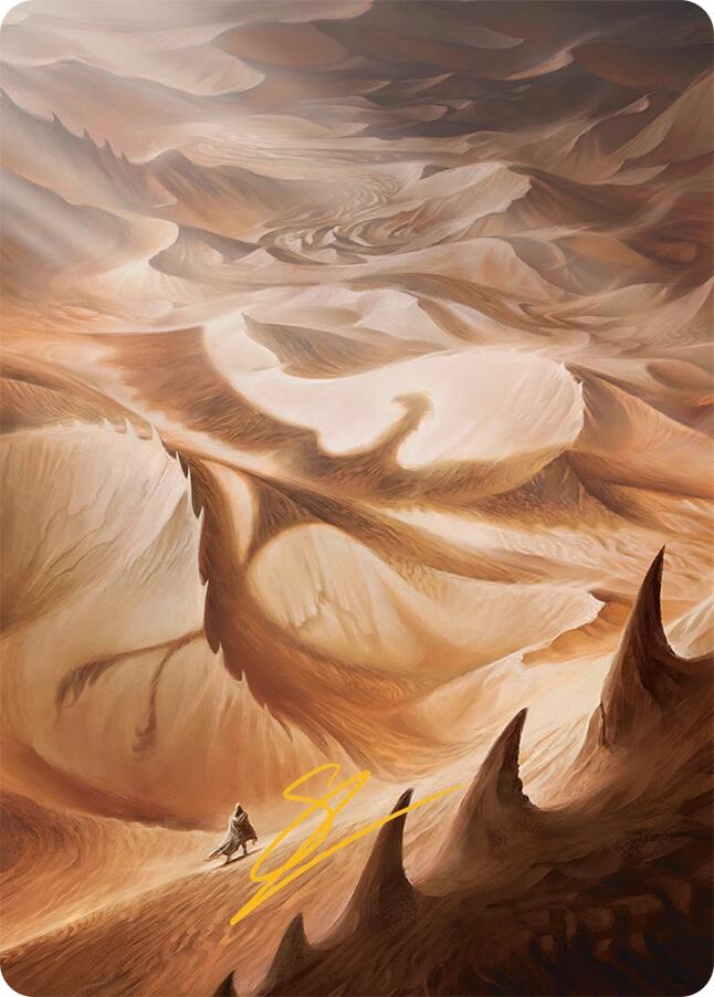 Plains Art Card (30/54) (Gold-Stamped Signature) [Tarkir: Dragonstorm Art Series] | Gear Gaming Bentonville