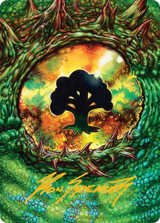 Forest Art Card (32/54) (Gold-Stamped Signature) [Tarkir: Dragonstorm Art Series] | Gear Gaming Bentonville