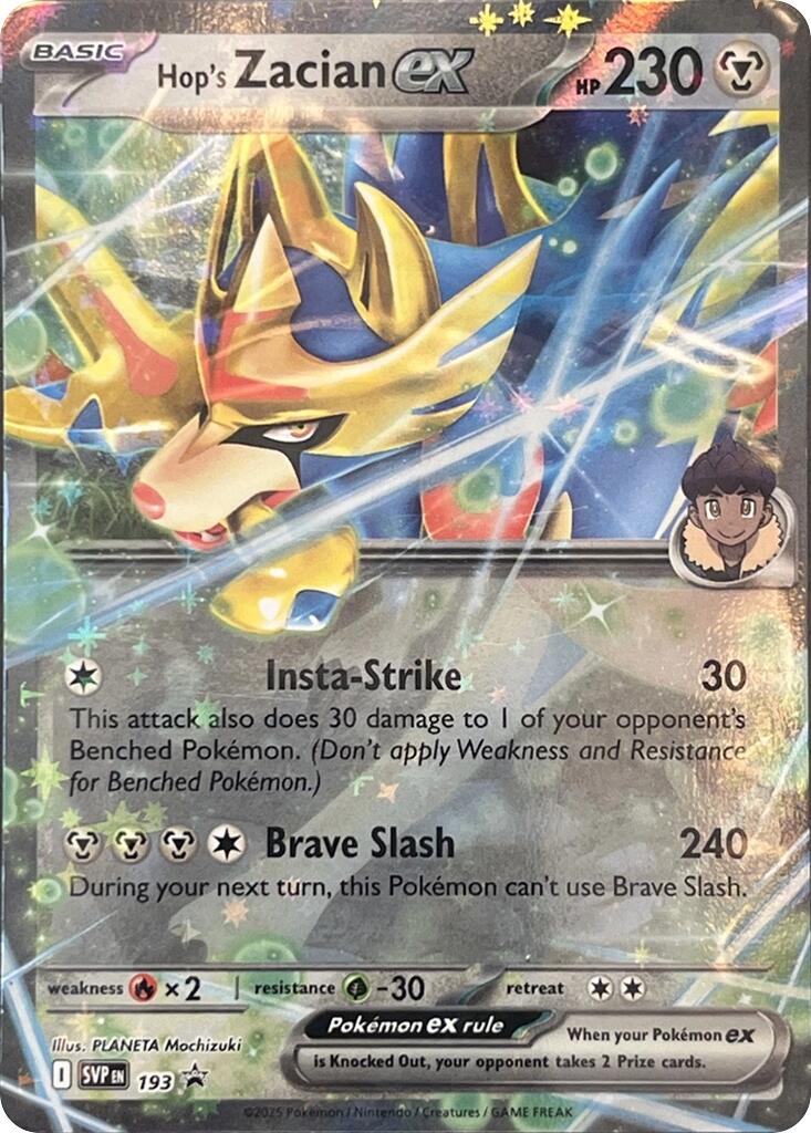 Hop's Zacian ex (SVP193) [Scarlet & Violet: Black Star Promos] | Gear Gaming Bentonville