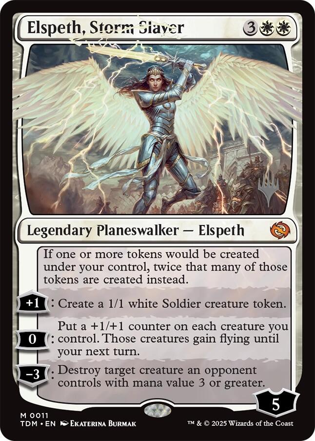 Elspeth, Storm Slayer [Tarkir: Dragonstorm Promos] | Gear Gaming Bentonville