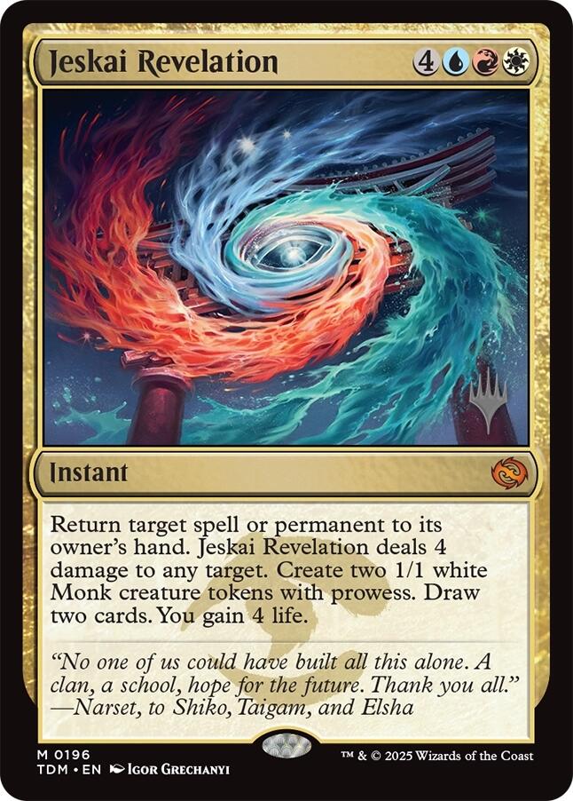 Jeskai Revelation [Tarkir: Dragonstorm Promos] | Gear Gaming Bentonville