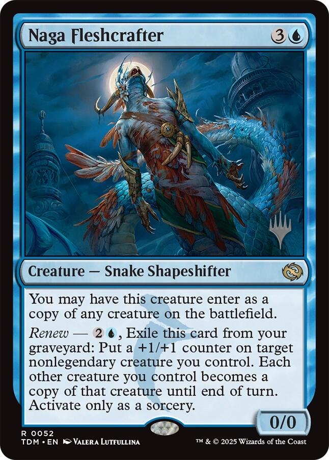 Naga Fleshcrafter [Tarkir: Dragonstorm Promos] | Gear Gaming Bentonville