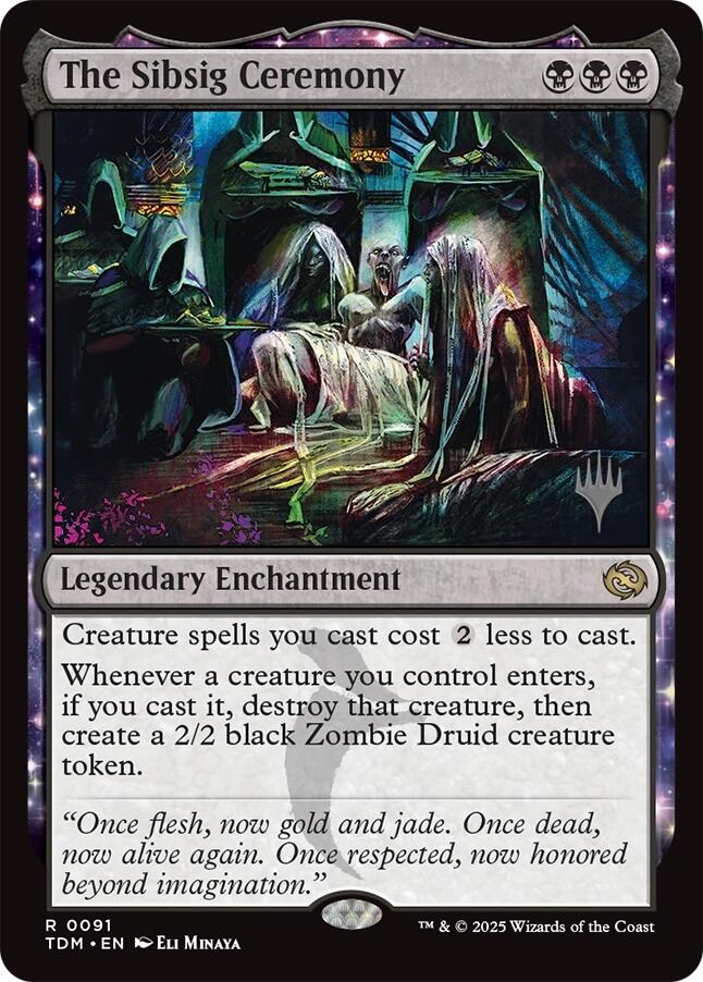 The Sibsig Ceremony [Tarkir: Dragonstorm Promos] | Gear Gaming Bentonville