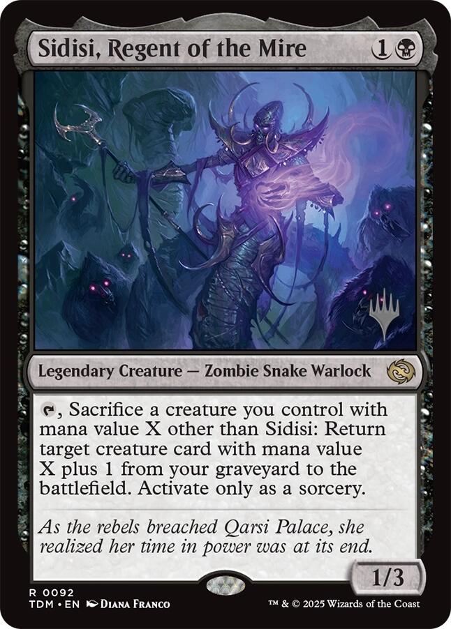 Sidisi, Regent of the Mire [Tarkir: Dragonstorm Promos] | Gear Gaming Bentonville