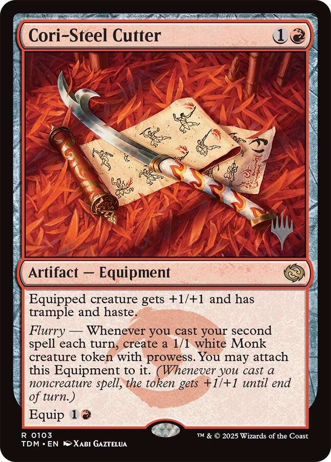 Cori-Steel Cutter [Tarkir: Dragonstorm Promos] | Gear Gaming Bentonville