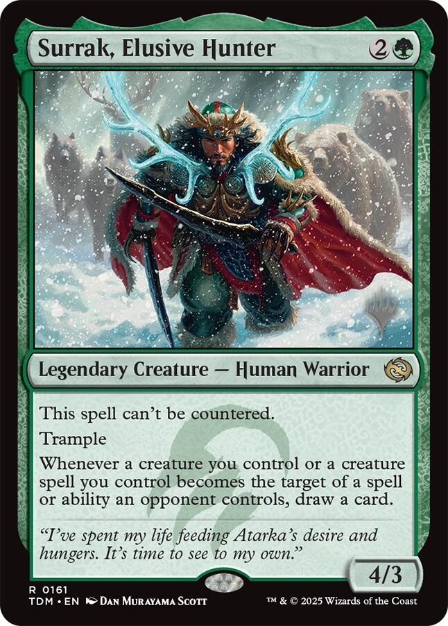 Surrak, Elusive Hunter [Tarkir: Dragonstorm Promos] | Gear Gaming Bentonville