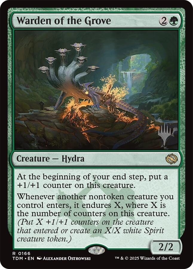 Warden of the Grove [Tarkir: Dragonstorm Promos] | Gear Gaming Bentonville