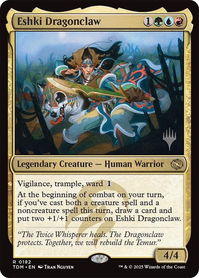 Eshki Dragonclaw [Tarkir: Dragonstorm Promos] | Gear Gaming Bentonville