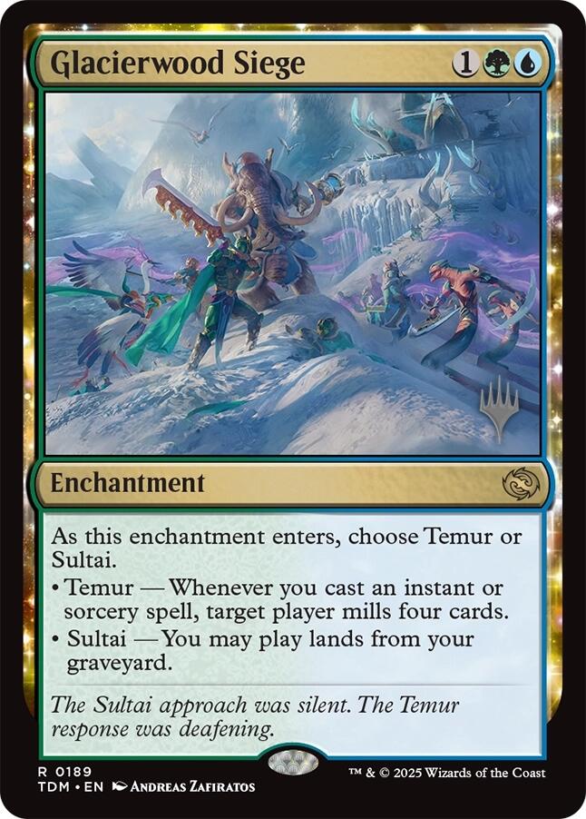 Glacierwood Siege [Tarkir: Dragonstorm Promos] | Gear Gaming Bentonville