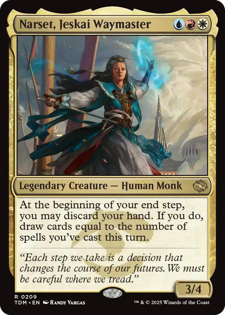 Narset, Jeskai Waymaster (Promo Pack) [Tarkir: Dragonstorm Promos] | Gear Gaming Bentonville