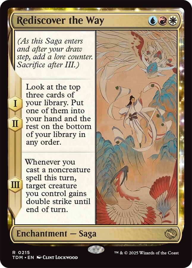 Rediscover the Way [Tarkir: Dragonstorm Promos] | Gear Gaming Bentonville