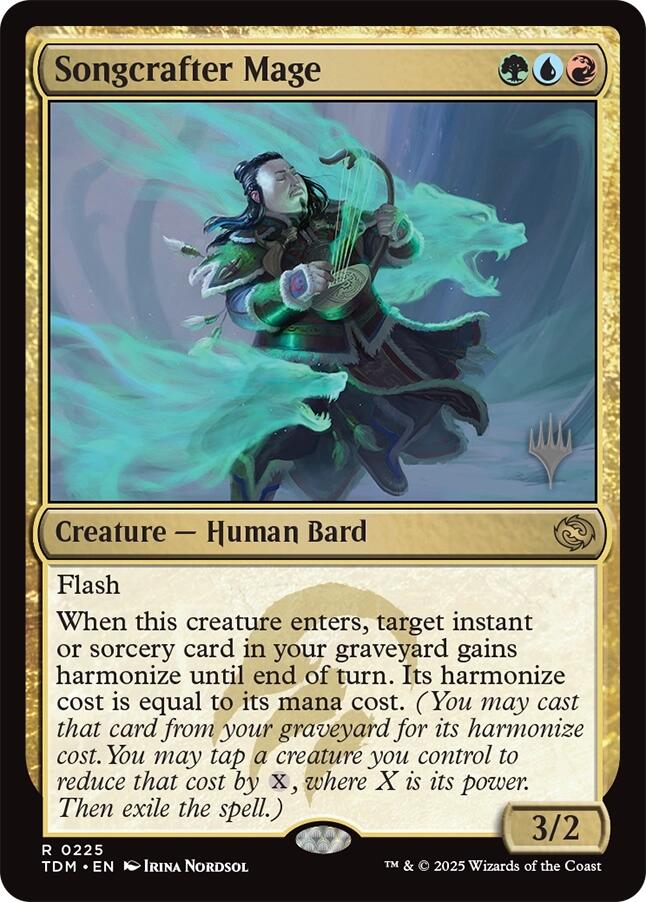 Songcrafter Mage [Tarkir: Dragonstorm Promos] | Gear Gaming Bentonville