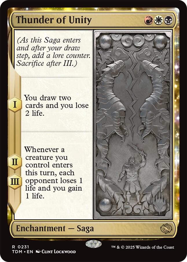 Thunder of Unity (Promo Pack) [Tarkir: Dragonstorm Promos] | Gear Gaming Bentonville