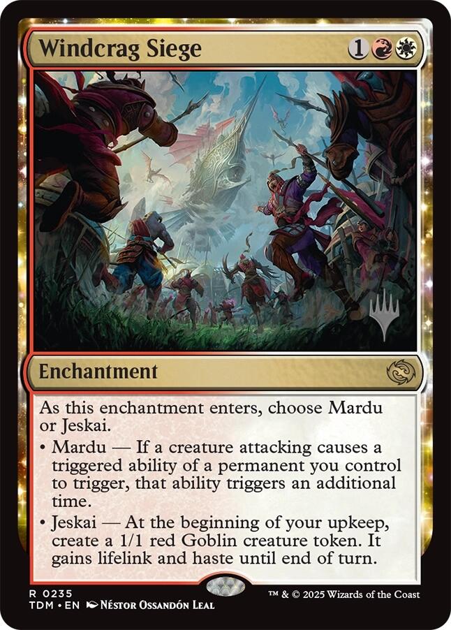 Windcrag Siege [Tarkir: Dragonstorm Promos] | Gear Gaming Bentonville
