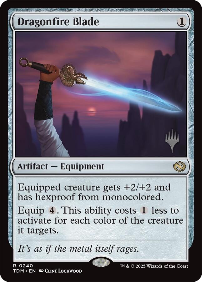 Dragonfire Blade [Tarkir: Dragonstorm Promos] | Gear Gaming Bentonville