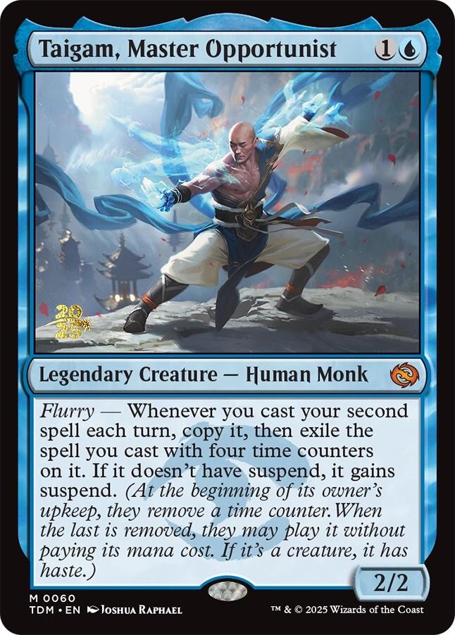 Taigam, Master Opportunist [Tarkir: Dragonstorm Prerelease Promos] | Gear Gaming Bentonville