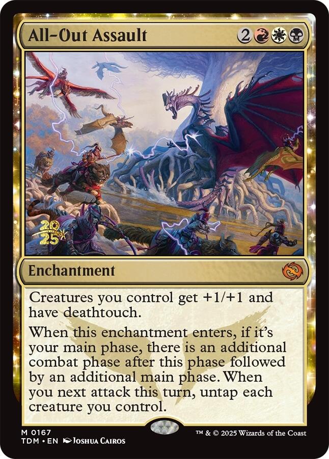 All-Out Assault [Tarkir: Dragonstorm Prerelease Promos] | Gear Gaming Bentonville