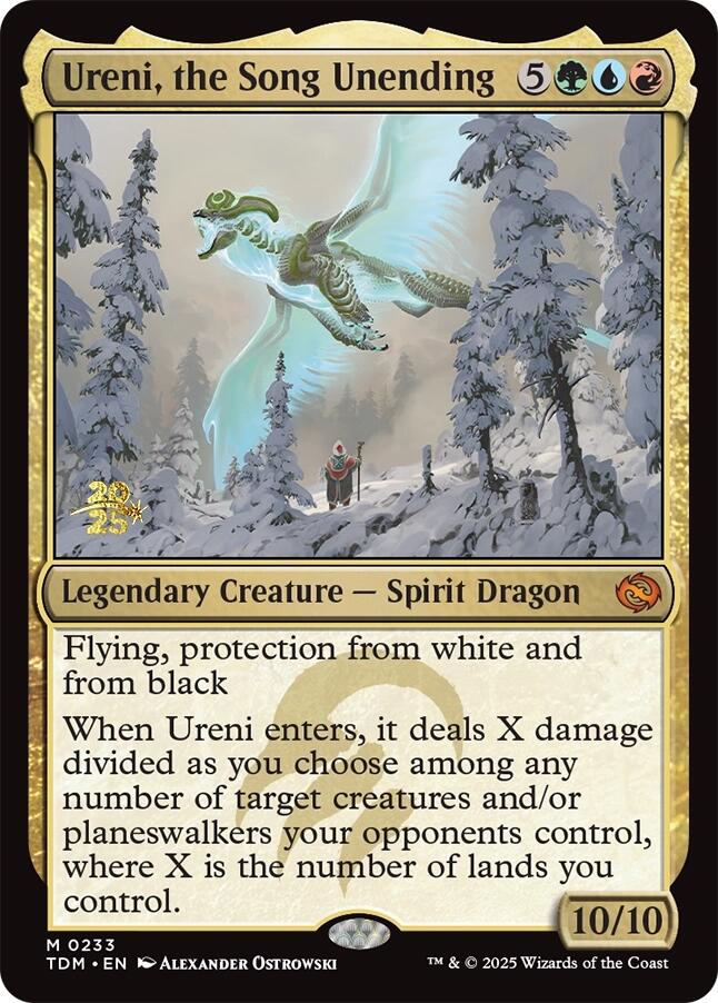 Ureni, the Song Unending [Tarkir: Dragonstorm Prerelease Promos] | Gear Gaming Bentonville