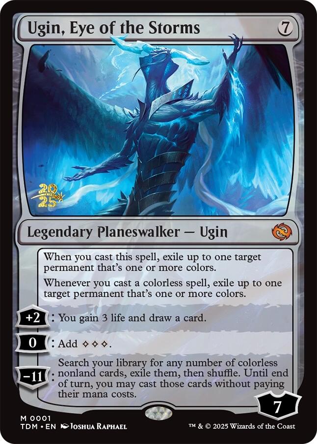 Ugin, Eye of the Storms [Tarkir: Dragonstorm Prerelease Promos] | Gear Gaming Bentonville