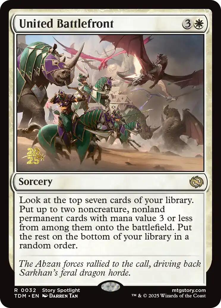 United Battlefront [Tarkir: Dragonstorm Prerelease Promos] | Gear Gaming Bentonville