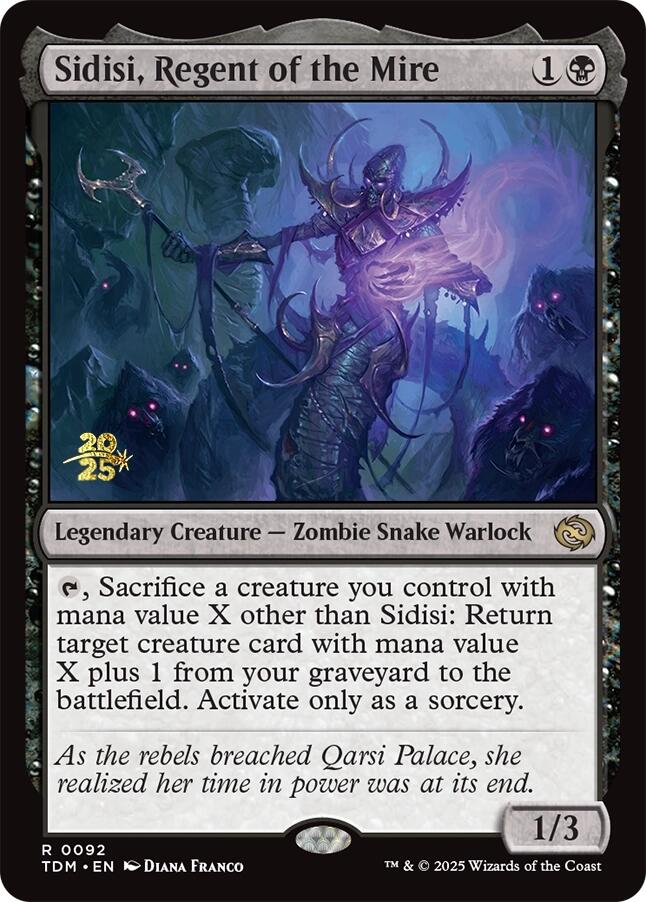 Sidisi, Regent of the Mire [Tarkir: Dragonstorm Prerelease Promos] | Gear Gaming Bentonville