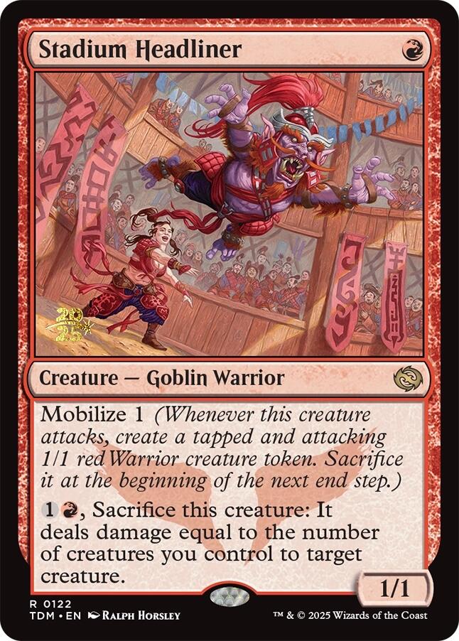 Stadium Headliner [Tarkir: Dragonstorm Prerelease Promos] | Gear Gaming Bentonville