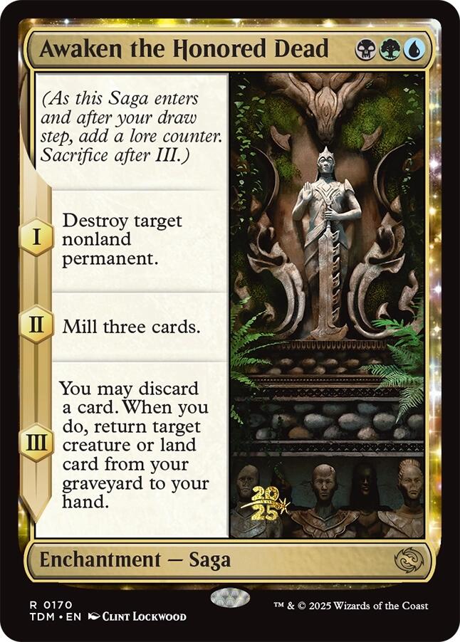 Awaken the Honored Dead [Tarkir: Dragonstorm Prerelease Promos] | Gear Gaming Bentonville