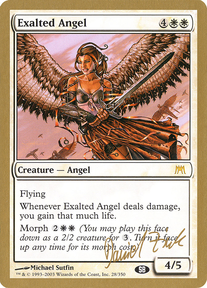 Exalted Angel (Daniel Zink) (SB) [World Championship Decks 2003] | Gear Gaming Bentonville