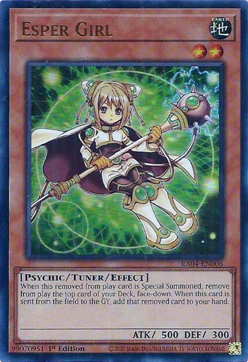 Esper Girl [RA04-EN006] Ultra Rare | Gear Gaming Bentonville