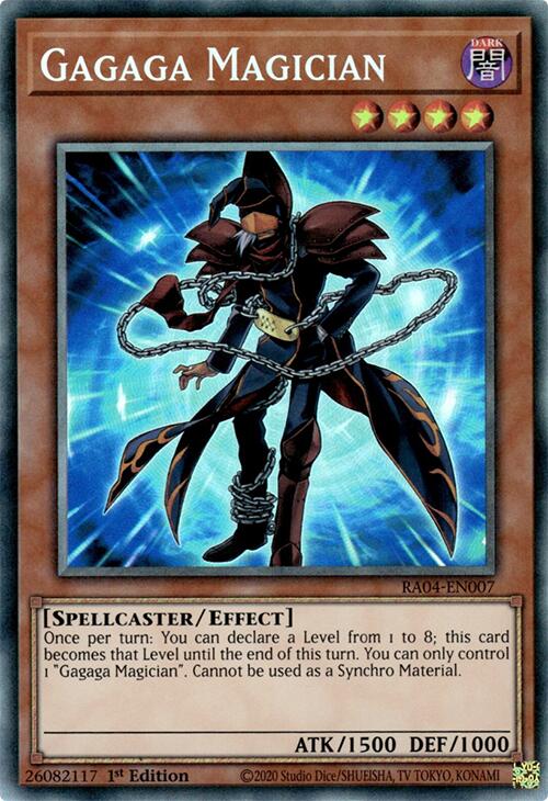 Gagaga Magician [RA04-EN007] Prismatic Collector's Rare | Gear Gaming Bentonville