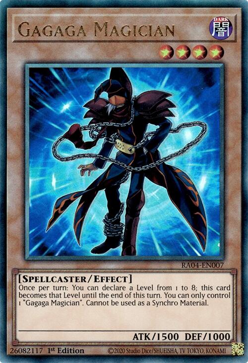 Gagaga Magician [RA04-EN007] Prismatic Ultimate Rare | Gear Gaming Bentonville