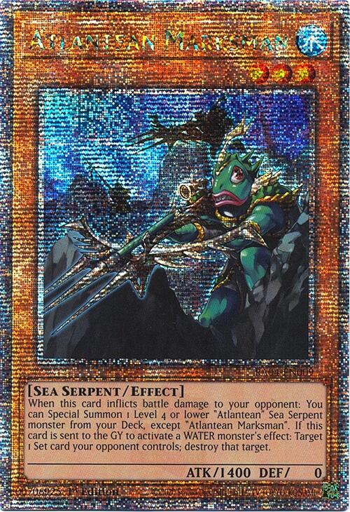 Atlantean Marksman [RA04-EN009] Quarter Century Secret Rare | Gear Gaming Bentonville