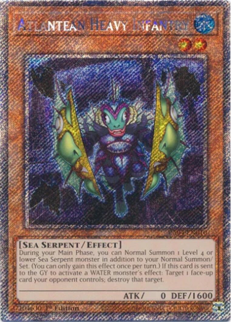 Atlantean Heavy Infantry [RA04-EN010] Platinum Secret Rare | Gear Gaming Bentonville
