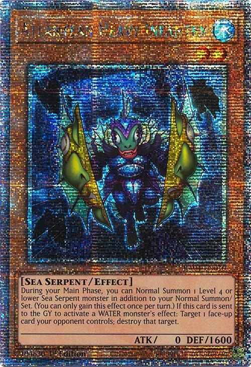 Atlantean Heavy Infantry [RA04-EN010] Quarter Century Secret Rare | Gear Gaming Bentonville