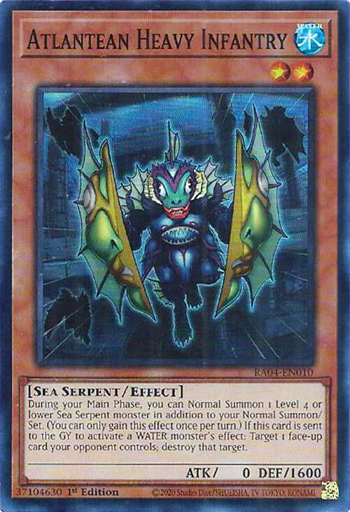 Atlantean Heavy Infantry [RA04-EN010] Super Rare | Gear Gaming Bentonville