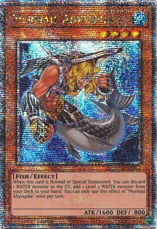 Mermail Abysspike [RA04-EN012] Quarter Century Secret Rare | Gear Gaming Bentonville