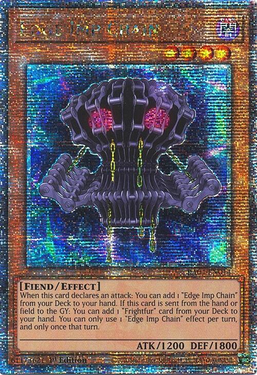 Edge Imp Chain [RA04-EN014] Quarter Century Secret Rare | Gear Gaming Bentonville