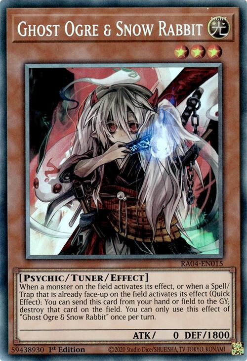 Ghost Ogre & Snow Rabbit [RA04-EN015] Prismatic Collector's Rare | Gear Gaming Bentonville