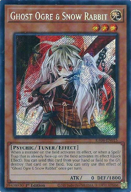 Ghost Ogre & Snow Rabbit [RA04-EN015] Secret Rare | Gear Gaming Bentonville