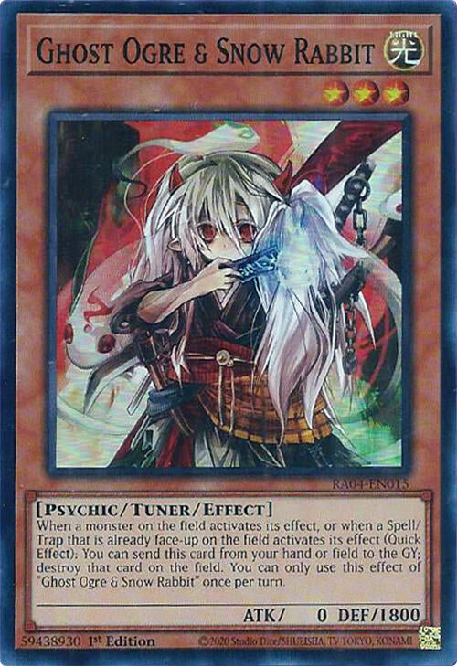 Ghost Ogre & Snow Rabbit [RA04-EN015] Super Rare | Gear Gaming Bentonville