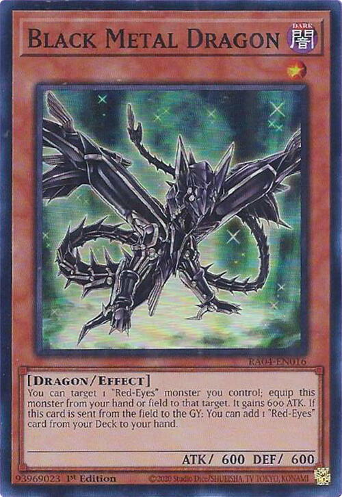 Black Metal Dragon [RA04-EN016] Super Rare | Gear Gaming Bentonville