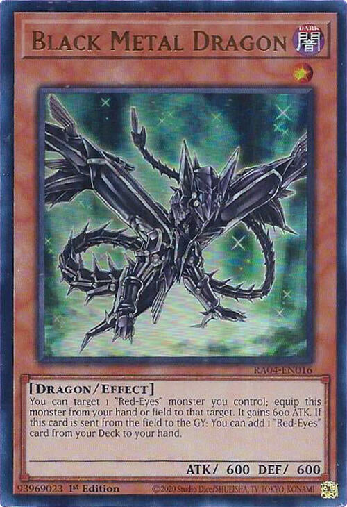 Black Metal Dragon [RA04-EN016] Ultra Rare | Gear Gaming Bentonville