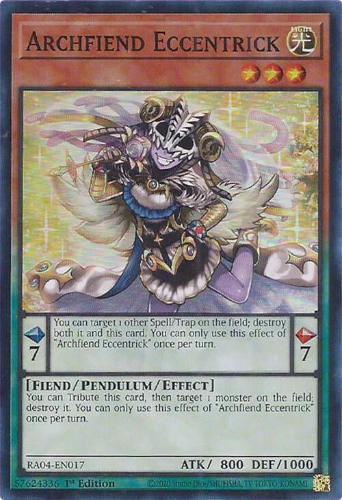 Archfiend Eccentrick [RA04-EN017] Super Rare | Gear Gaming Bentonville