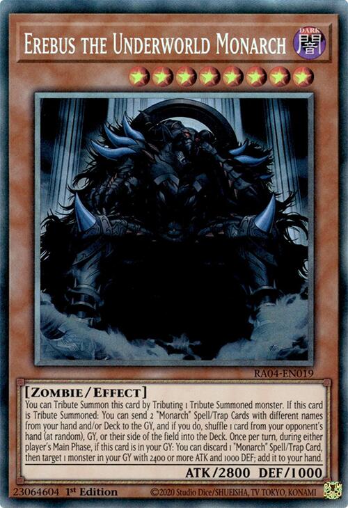 Erebus the Underworld Monarch [RA04-EN019] Prismatic Collector's Rare | Gear Gaming Bentonville