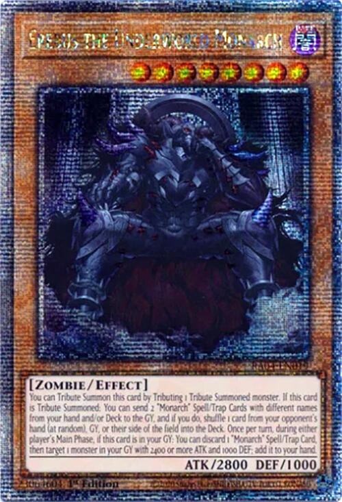 Erebus the Underworld Monarch [RA04-EN019] Quarter Century Secret Rare | Gear Gaming Bentonville