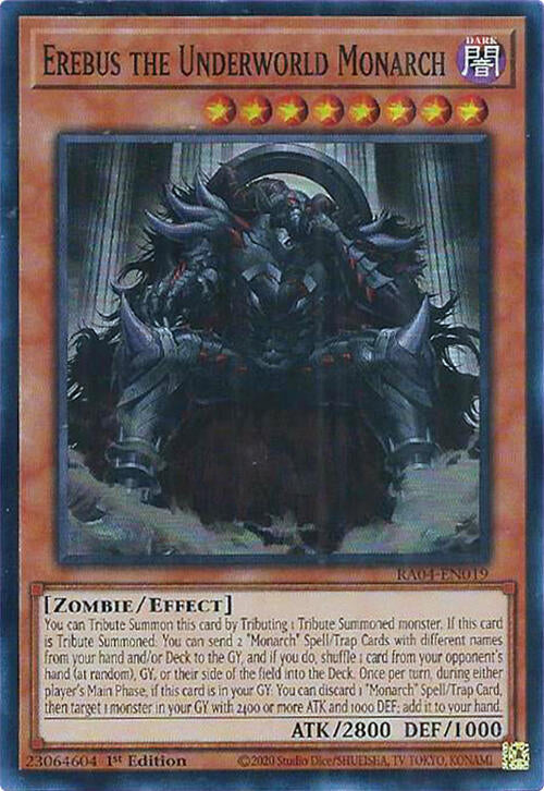 Erebus the Underworld Monarch [RA04-EN019] Super Rare | Gear Gaming Bentonville