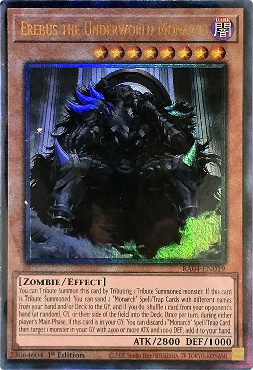 Erebus the Underworld Monarch [RA04-EN019] Prismatic Ultimate Rare | Gear Gaming Bentonville