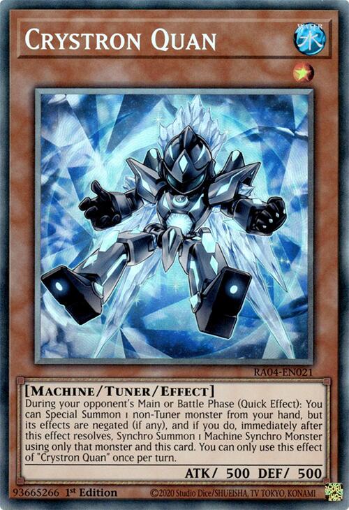 Crystron Quan [RA04-EN021] Prismatic Collector's Rare | Gear Gaming Bentonville